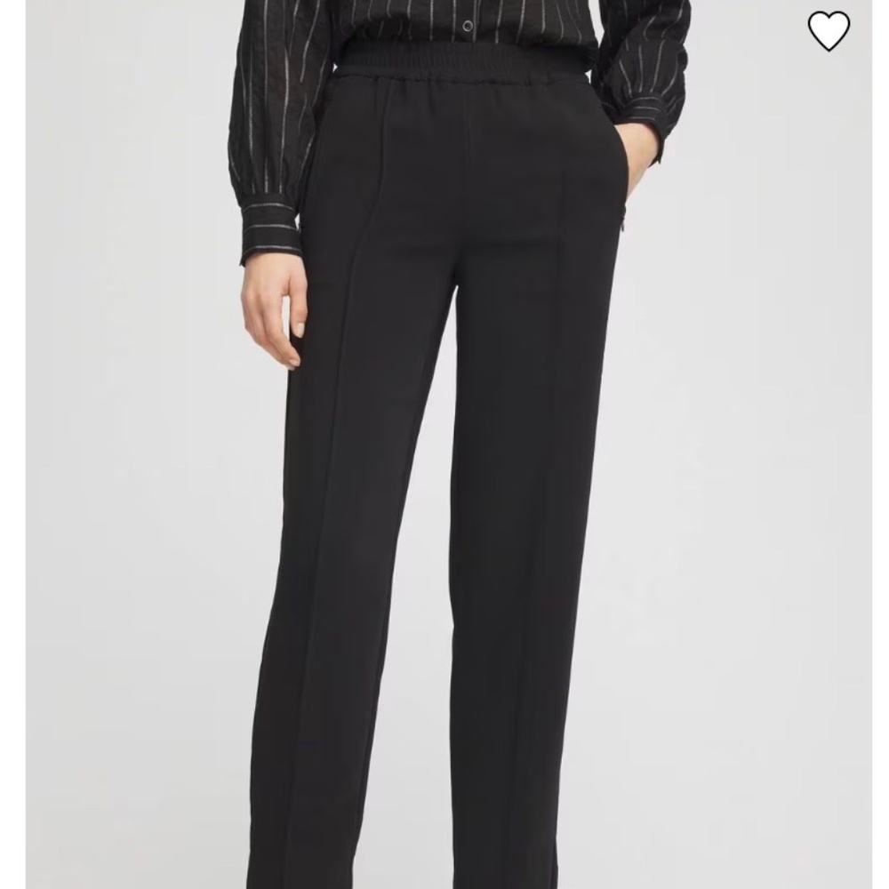 Chicos size 2 side zip tapered ankle pants
